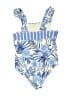 Tommy Bahama Print Blue One Piece Swimsuit Size 12 - photo 2
