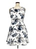 Assorted Brands Floral Gray Cocktail Dress Size 2X - photo 2
