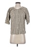 ABLE Gray Short Sleeve Blouse Size S - photo 1