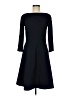 H&M Solid Black Casual Dress Size 8 - photo 1