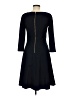 H&M Solid Black Casual Dress Size 8 - photo 2