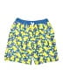 Hanna Andersson 100% Recycled Polyester Print Yellow Board Shorts Size 12 - photo 1