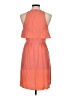 Tibi 100% Silk Solid Orange Casual Dress Size 6 - photo 2