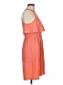 Tibi 100% Silk Solid Orange Casual Dress Size 6 - photo 4