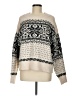 Universal Thread Print Ivory Pullover Sweater Size M - photo 1