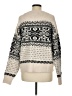 Universal Thread Print Ivory Pullover Sweater Size M - photo 2