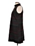 AB Studio Plaid Black Casual Dress Size L - photo 5