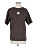 DAZY Solid Brown Short Sleeve T-Shirt Size S - photo 1