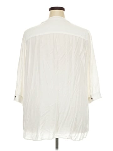 Woman Within 3/4 Sleeve Blouse (view 2)