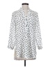 Fun2Fun White 3/4 Sleeve Blouse Size S - photo 1