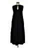 Max Studio 100% Rayon Solid Black Casual Dress Size M - photo 2