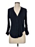 Bobi Blue Long Sleeve Blouse Size M - photo 1