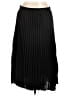 Lands' End 100% Polyester Solid Black Casual Skirt Size 12 - photo 1