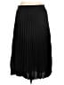 Lands' End 100% Polyester Solid Black Casual Skirt Size 12 - photo 2