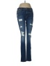 7 For All Mankind Hearts Blue Jeans Size 30 waist - photo 1