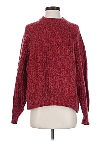 Madewell Marled Ribbed Cotton-Blend Sweater (view 1)