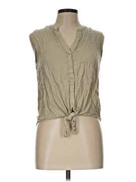 Harve Benard Sleeveless Button Down Shirt