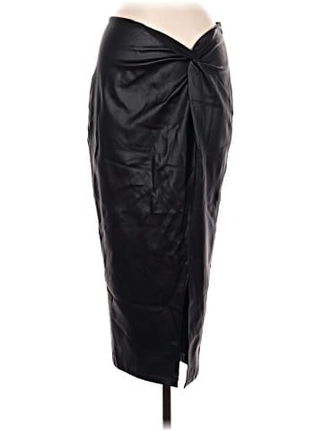 Topshop Faux Leather Skirt (view 1)