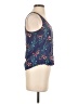I Love H81 100% Rayon Blue Tank Top Size S - photo 4