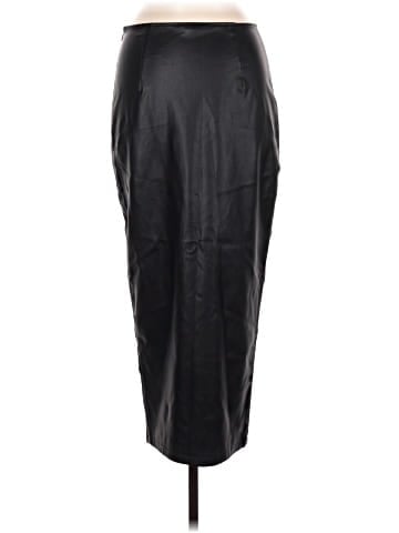 Topshop Faux Leather Skirt (view 2)