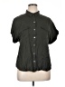 J.Jill 100% Modal Solid Black Short Sleeve Blouse Size XL Petite - photo 1