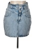 Pull&Bear 100% Cotton Blue Denim Skirt Size L - photo 1