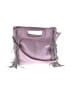 Maje 100% Leather Solid Purple Leather Satchel One size - photo 1