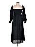 Sleeper 100% Linen Black Casual Dress Size L - photo 1