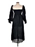 Sleeper 100% Linen Black Casual Dress Size L - photo 2