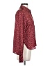 Equipment 100% Polyester Floral Red Long Sleeve Blouse Size S - photo 4