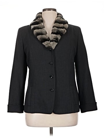 Dana Buchman Wool Coat (view 1)