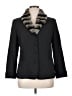 Dana Buchman Gray Black Wool Coat Size 16 - photo 1