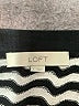 Ann Taylor LOFT Chevron-herringbone Black Casual Skirt Size L - photo 4