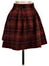 Zara Plaid Red Casual Skirt Size S - photo 1