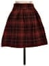 Zara Plaid Red Casual Skirt Size S - photo 2