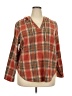 BLOOMCHIC 100% Polyester Plaid Orange Pullover Hoodie Size 18 - photo 1
