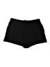 Terra & Sky Solid Black Shorts Size 1X - photo 2
