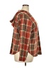 BLOOMCHIC 100% Polyester Plaid Orange Pullover Hoodie Size 18 - photo 4