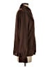 White Stag 100% Polyester Brown Long Sleeve Blouse Size 0 - photo 4