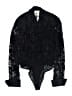 Cache 100% Acetate Black Long Sleeve Blouse Size S - photo 1