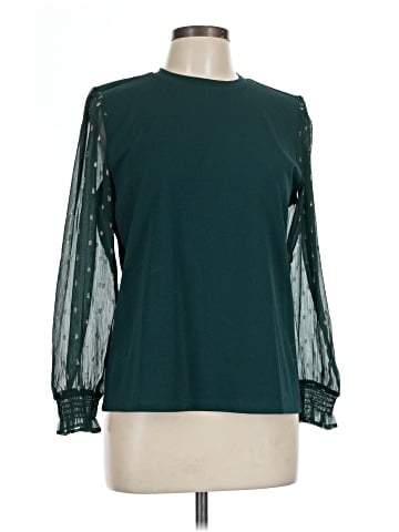 Ann Taylor Long Sleeve Blouse (view 1)