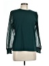 Ann Taylor Teal Long Sleeve Blouse Size L (petite) - photo 1