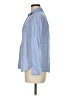 J.Crew 100% Linen Blue Long Sleeve Button-Down Shirt Size 8 (petite) - photo 5