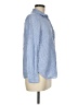J.Crew 100% Linen Blue Long Sleeve Button-Down Shirt Size 8 (petite) - photo 4