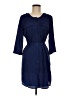 Moda International 100% Polyester Blue Casual Dress Size M - photo 1