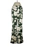 MNG Print Green Casual Pants Size XS - photo 1