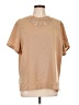 Jordan 100% Polyester Tan Short Sleeve Top Size 16 - photo 1