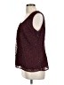 Merona 100% Polyester Burgundy Sleeveless Blouse Size L - photo 5