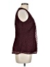 Merona 100% Polyester Burgundy Sleeveless Blouse Size L - photo 4