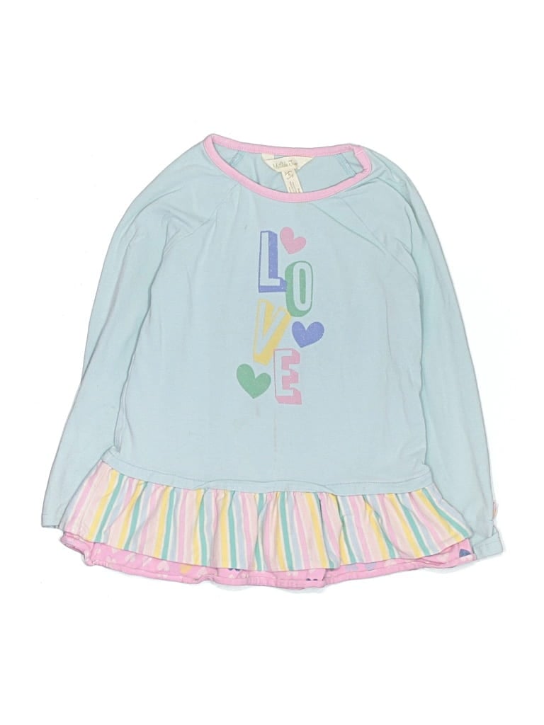Pre-owned Matilda Jane Kids' Long Sleeve T-shirt In Blue